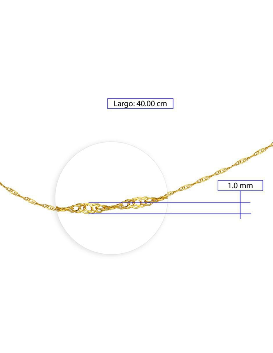 Collar de oro 10 K 5