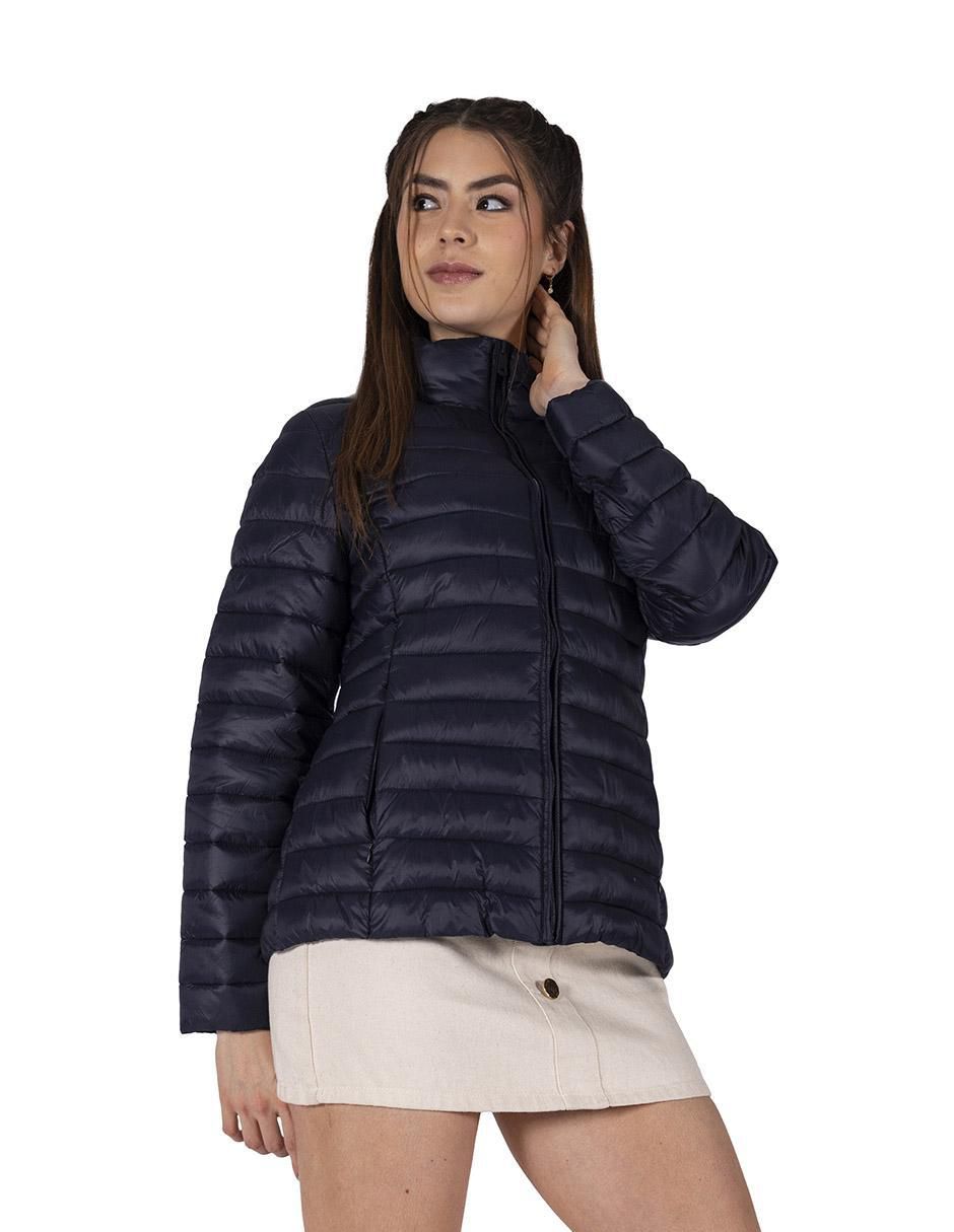 Chamarra acolchada impermeable para mujer