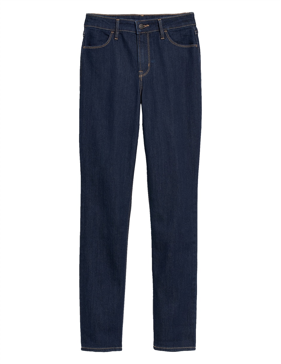 Jeans skinny corte cintura alta para mujer
