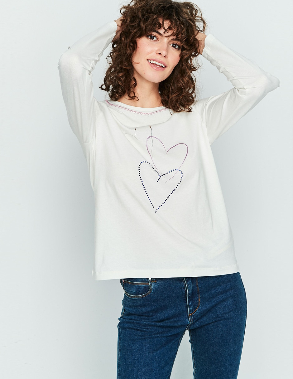Blusa manga larga para mujer 1
