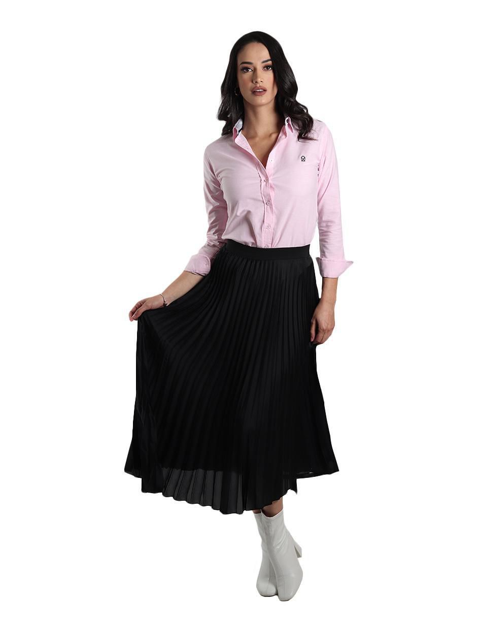 Blusa camisera manga larga para mujer 3