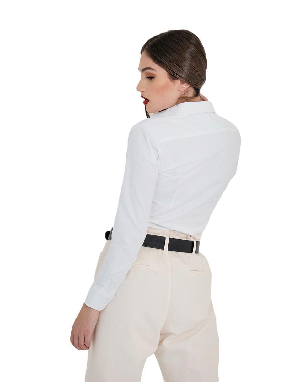 Blusa camisera manga larga para mujer 2