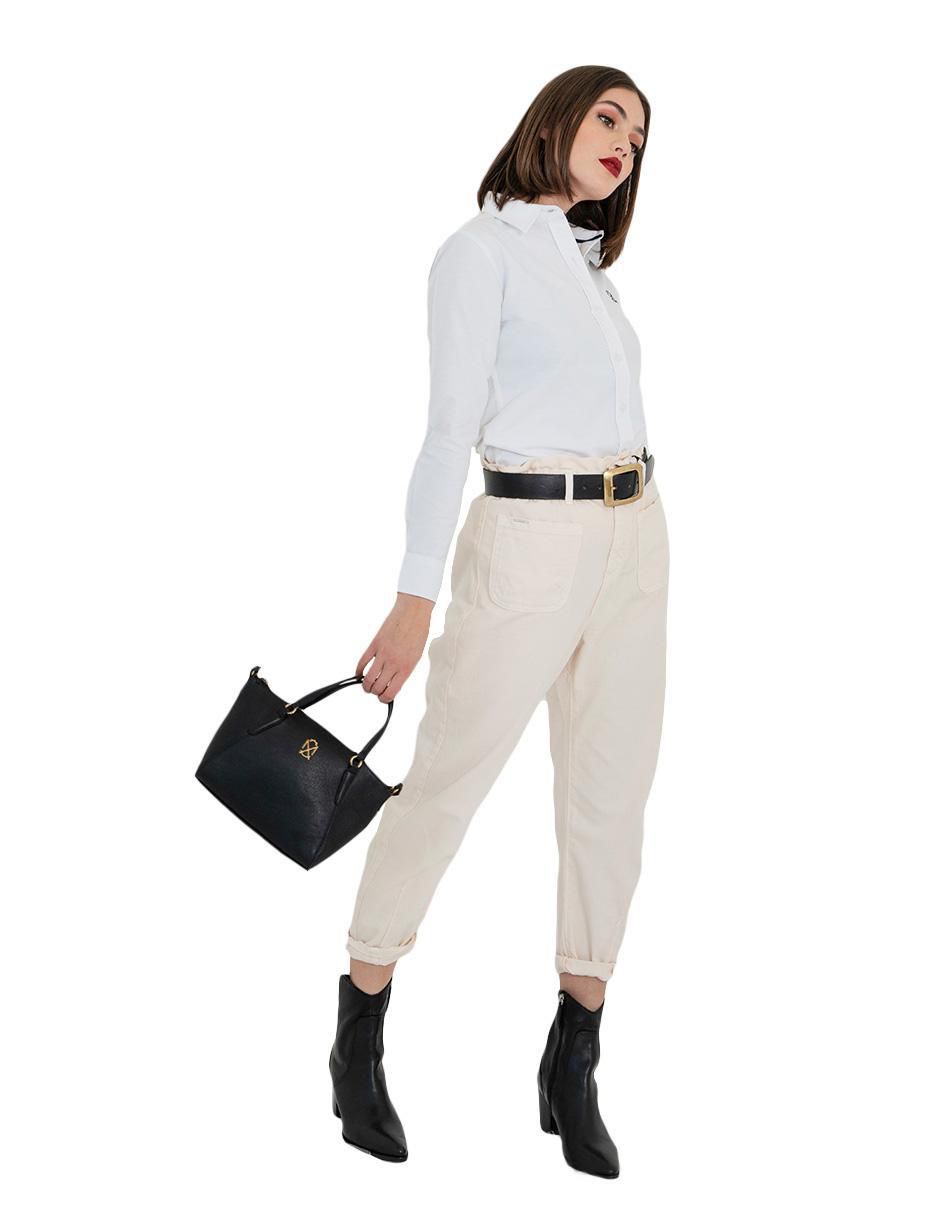 Blusa camisera manga larga para mujer 3