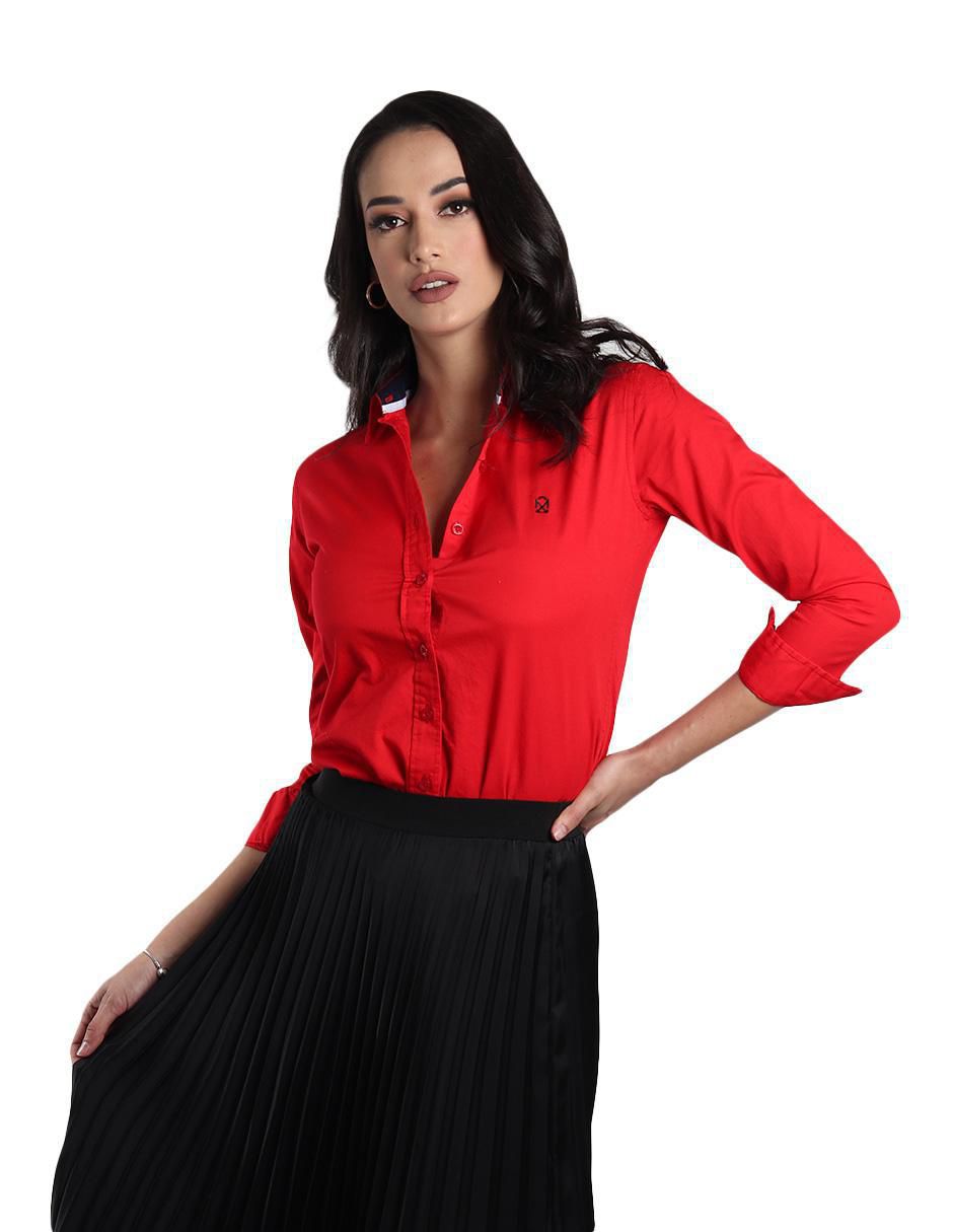 Blusa camisera Muletta manga larga para mujer