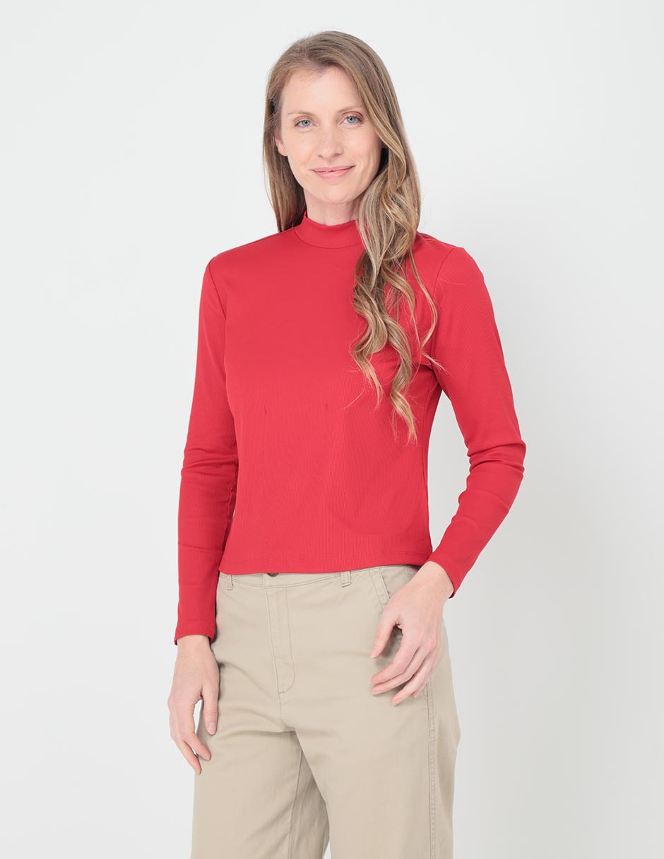 Blusa LIEB Basics manga larga para mujer