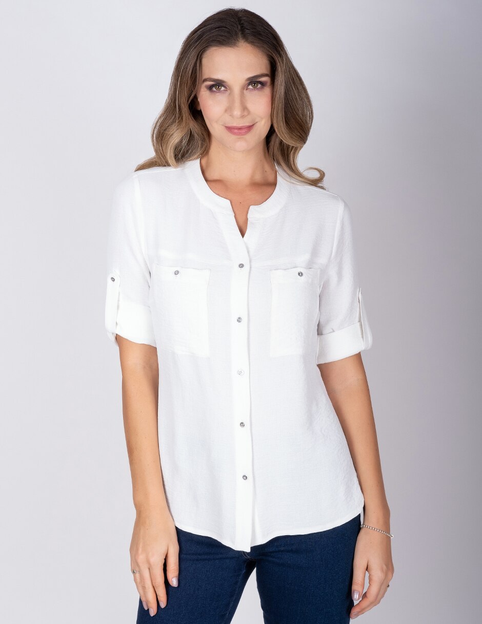 Blusa manga 3/4 para mujer 1