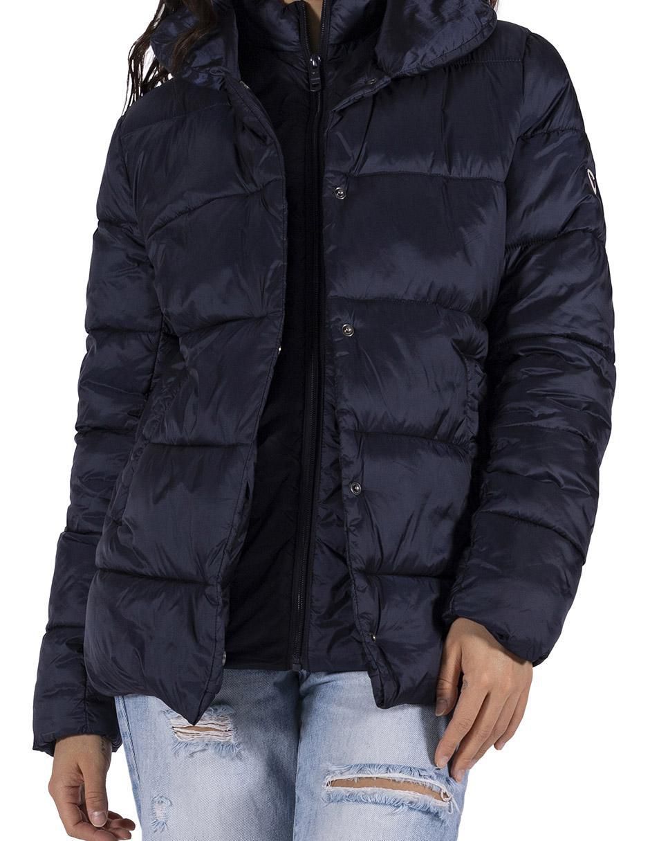 Chamarra acolchada impermeable para mujer 4