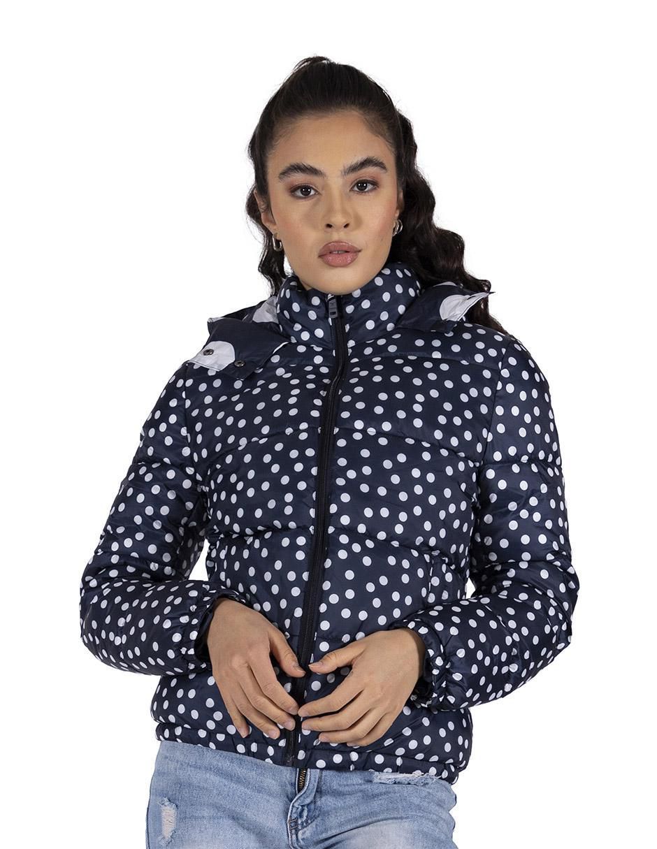 Chamarra acolchada impermeable para mujer