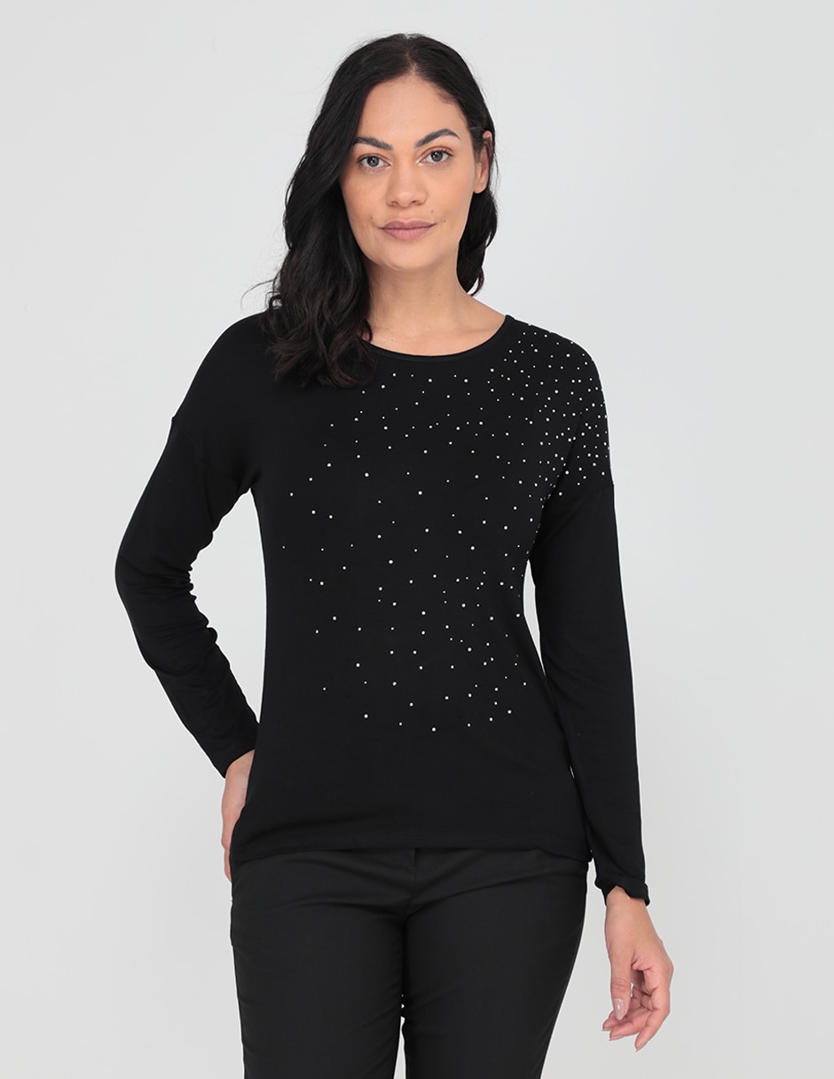 Blusa manga larga para mujer 1