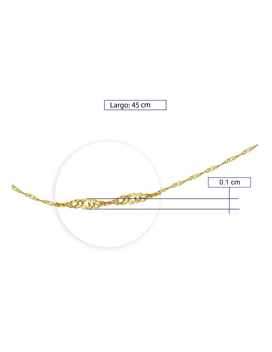 Collar de oro 10 K 2
