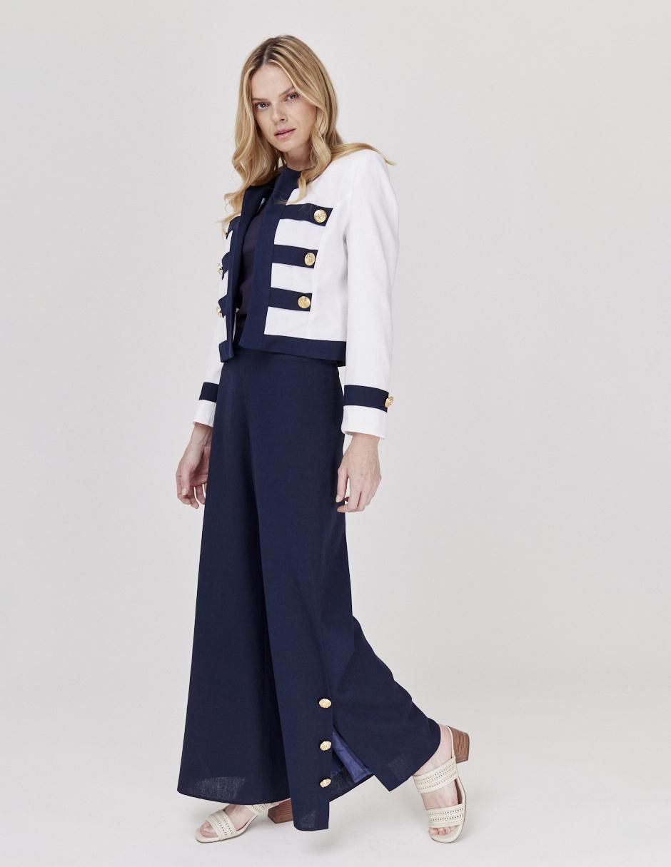 Pantalón de vestir wide leg para mujer 3