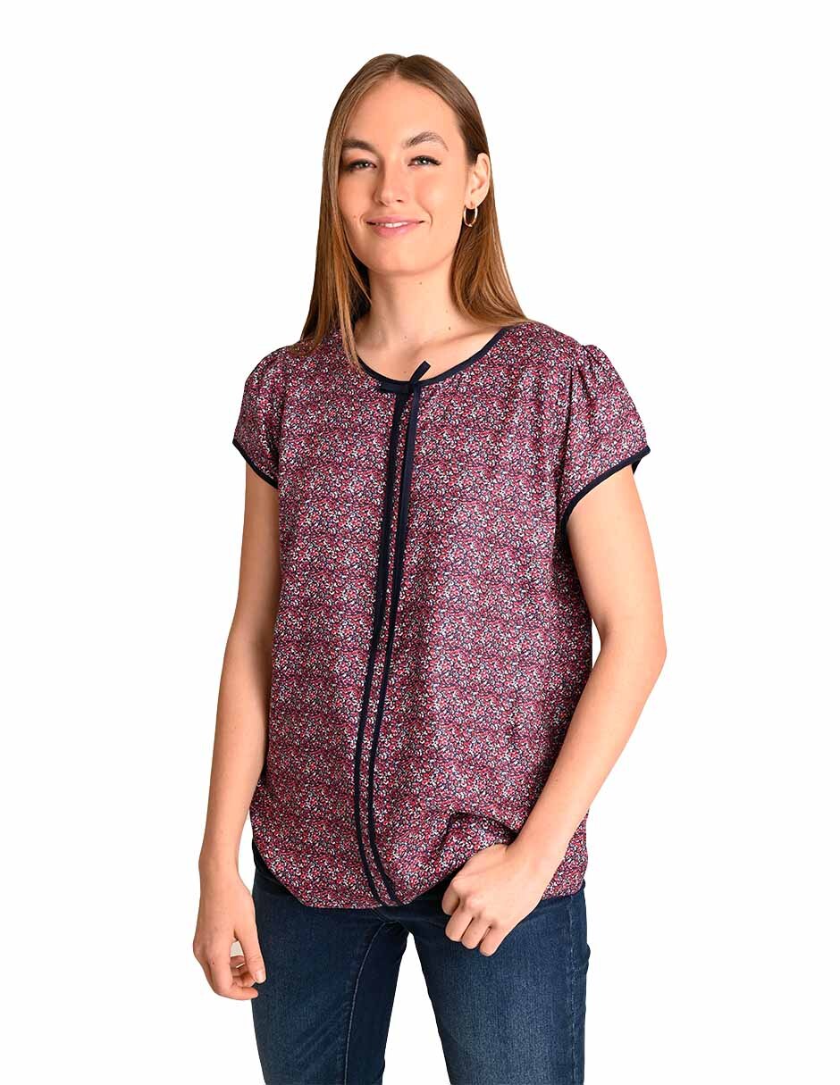 Blusa manga corta para mujer 1