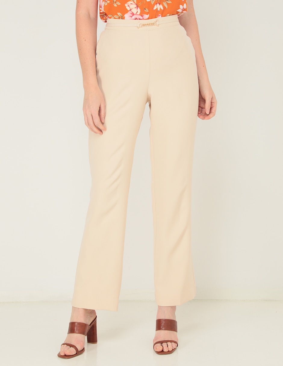 Pantalón de vestir straight para mujer 1