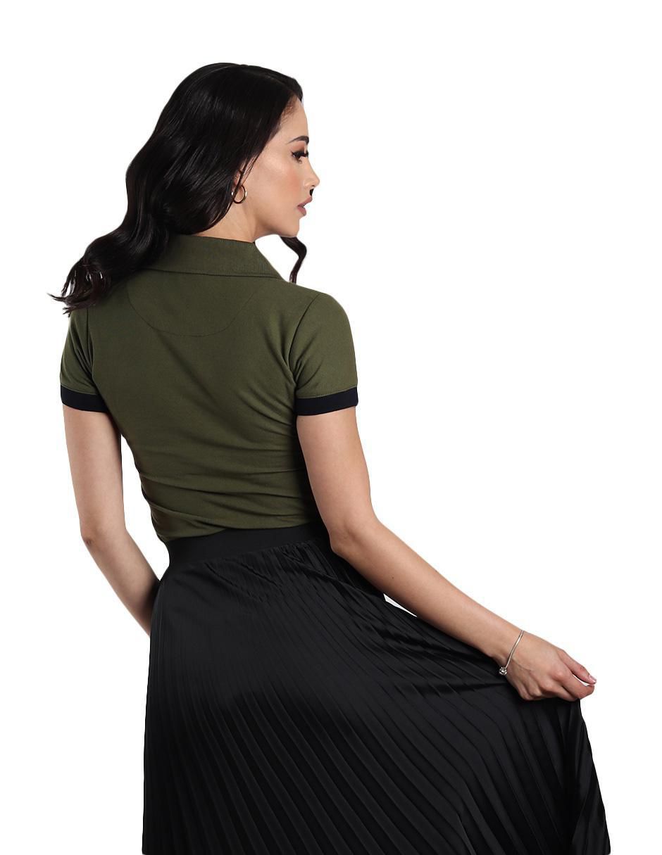 Playera tipo polo para mujer 2