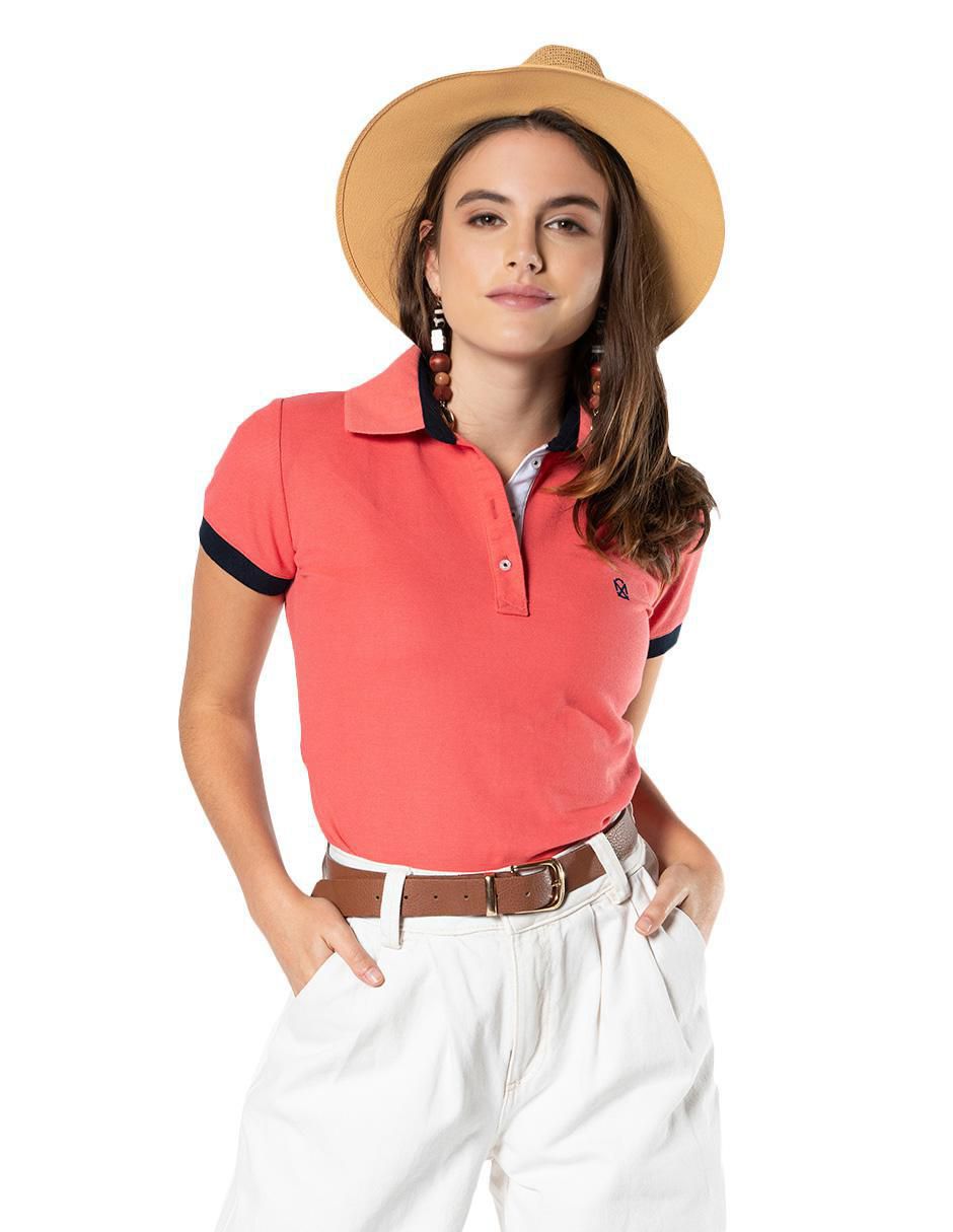 Playera tipo polo para mujer Playera tipo polo para mujer