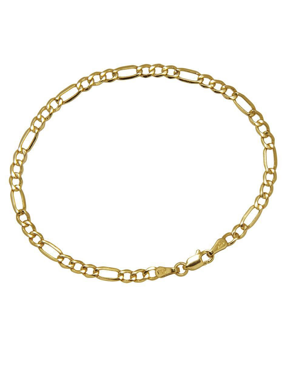 Pulsera de oro 10 k con acabado pulido Pulsera de oro 10 k con acabado pulido