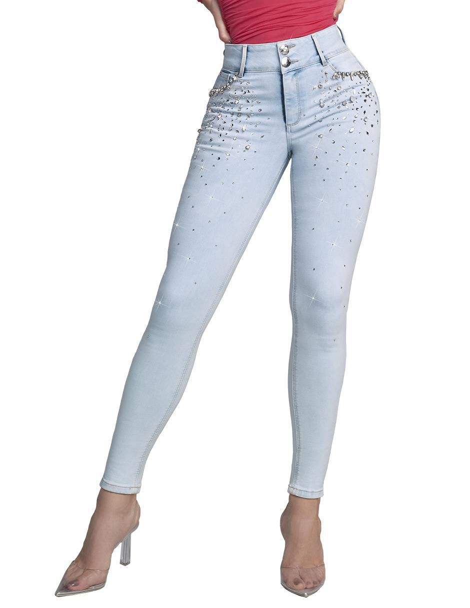 Jeans ultra skinny Seven Jeans corte cintura alta para mujer