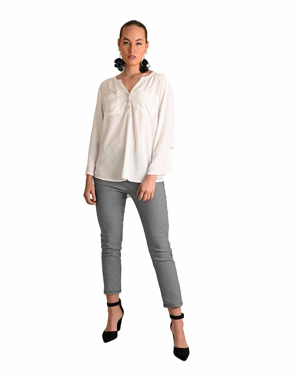 Blusa manga 3/4 para mujer Blusa manga 3/4 para mujer
