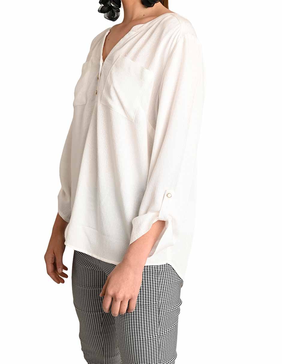 Blusa manga 3/4 para mujer 4