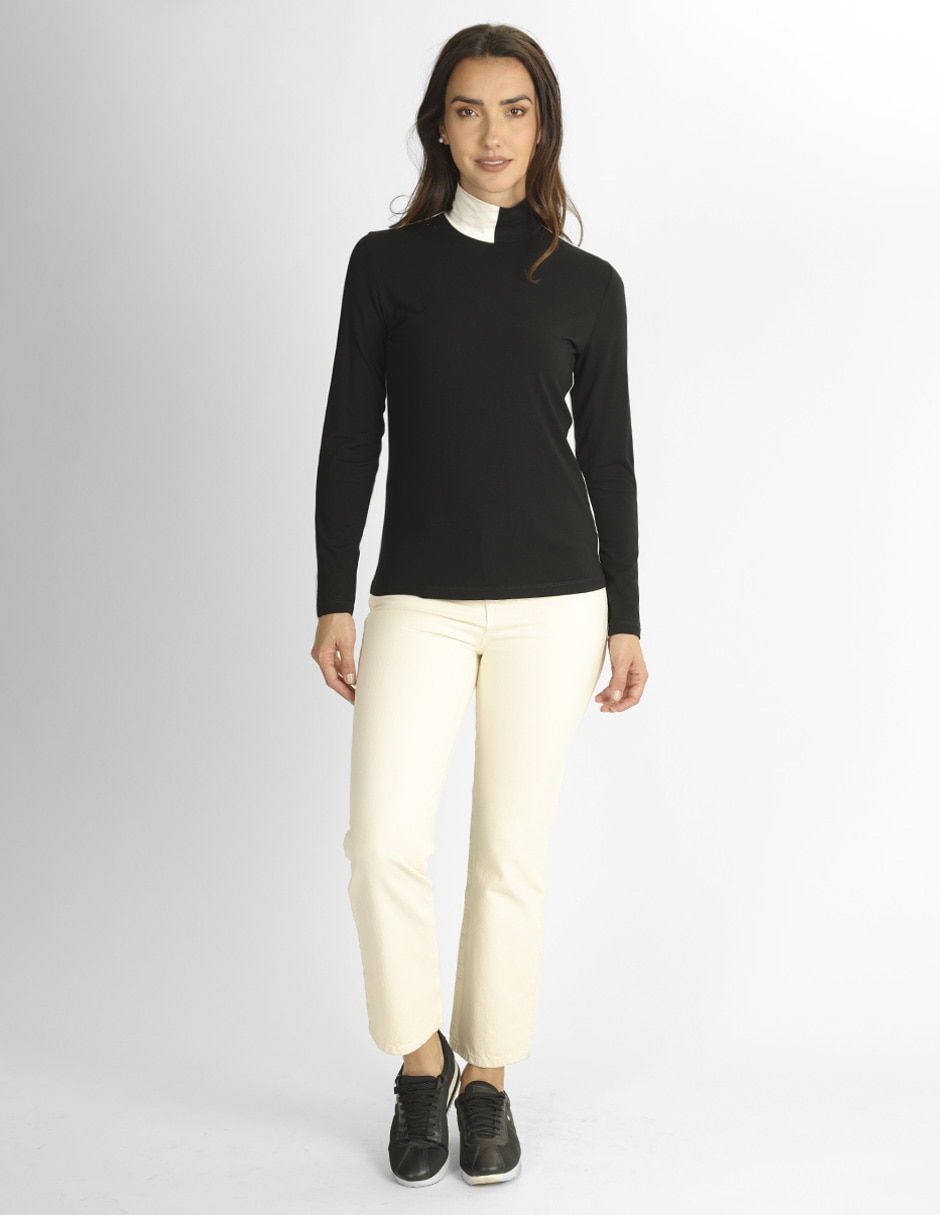 Blusa manga larga para mujer 1