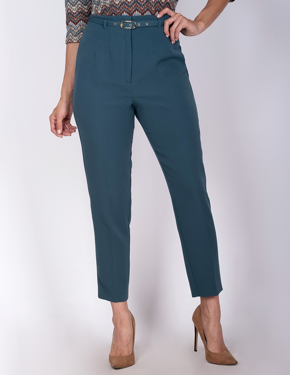 Pantalón de vestir straight para mujer 1
