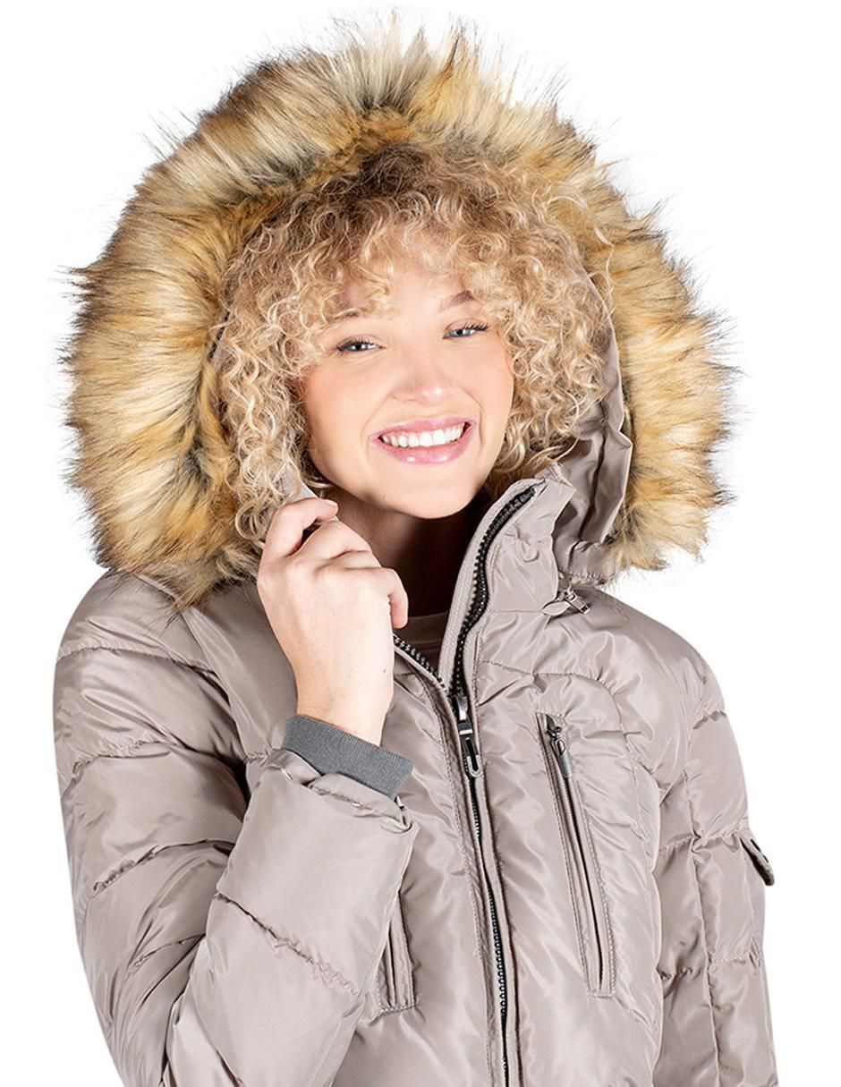 Chamarra acolchada impermeable para mujer 3