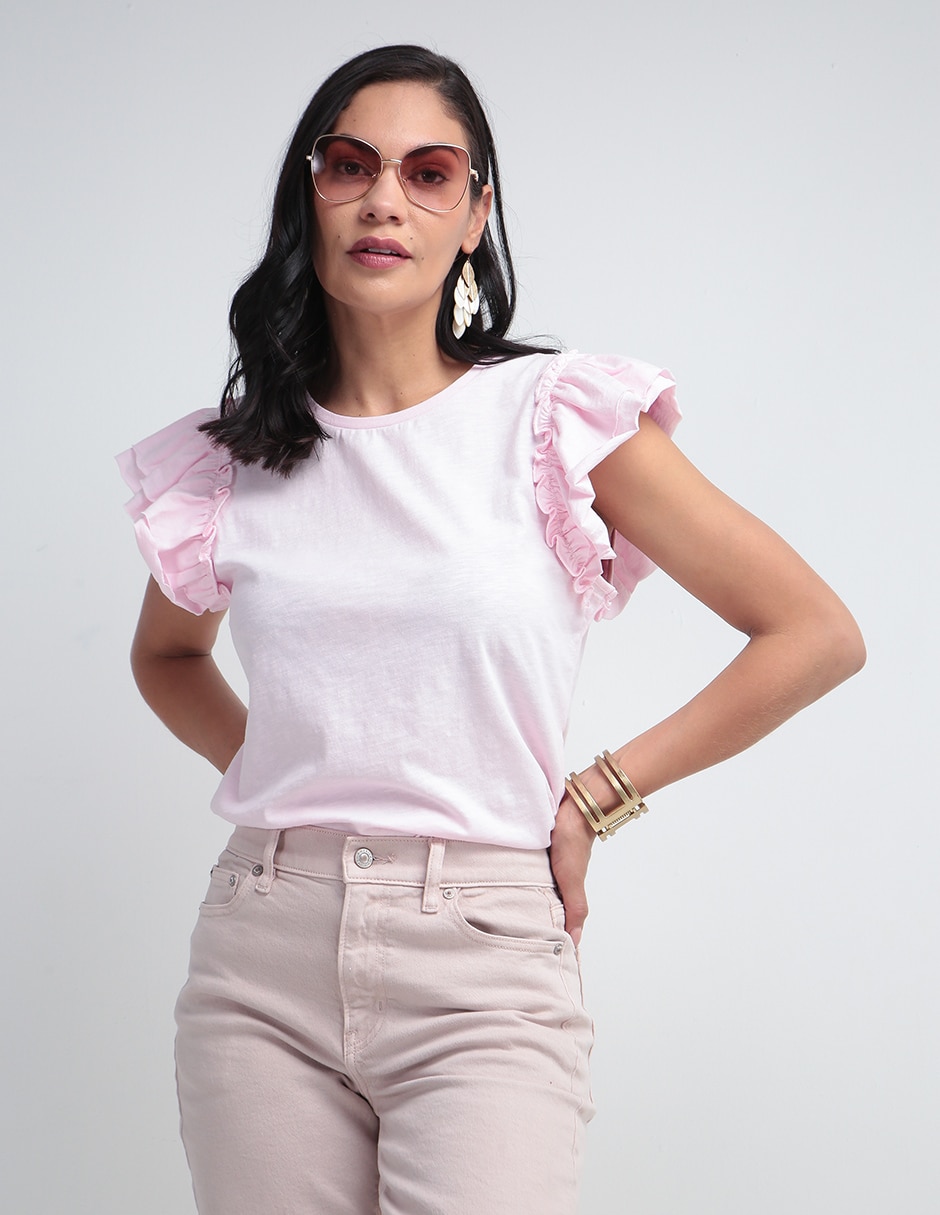 Blusa manga corta para mujer 1