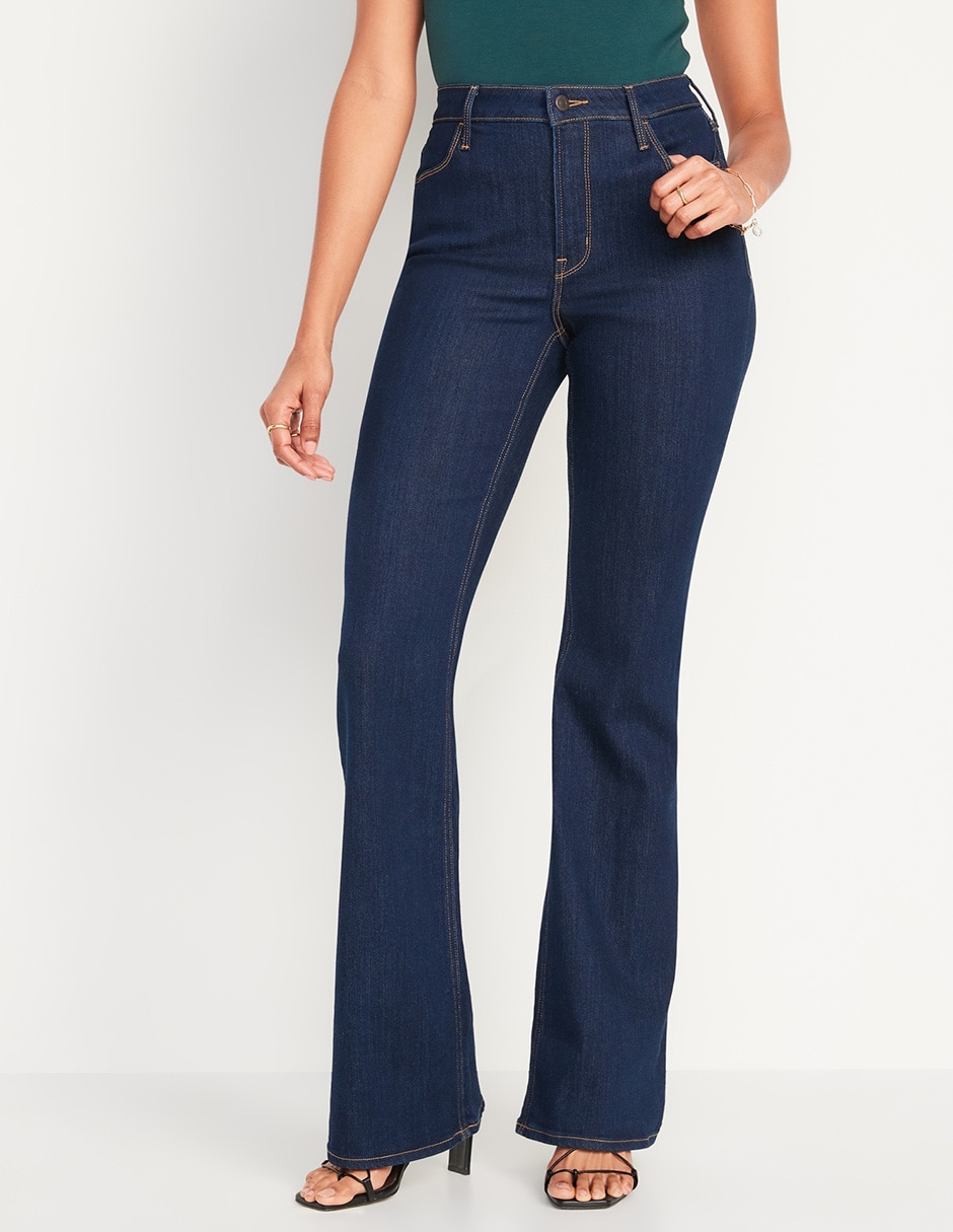 High Waisted Jeans Old Navy Mujer Jeans Amplio Old Navy Corte