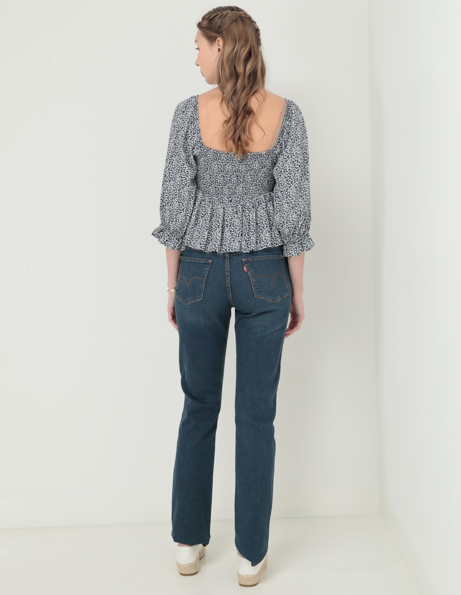 Jeans straight 314 para mujer 2