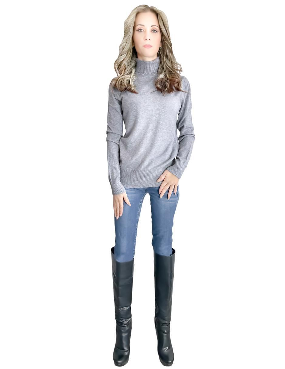 Suéter cuello tortuga para mujer 3