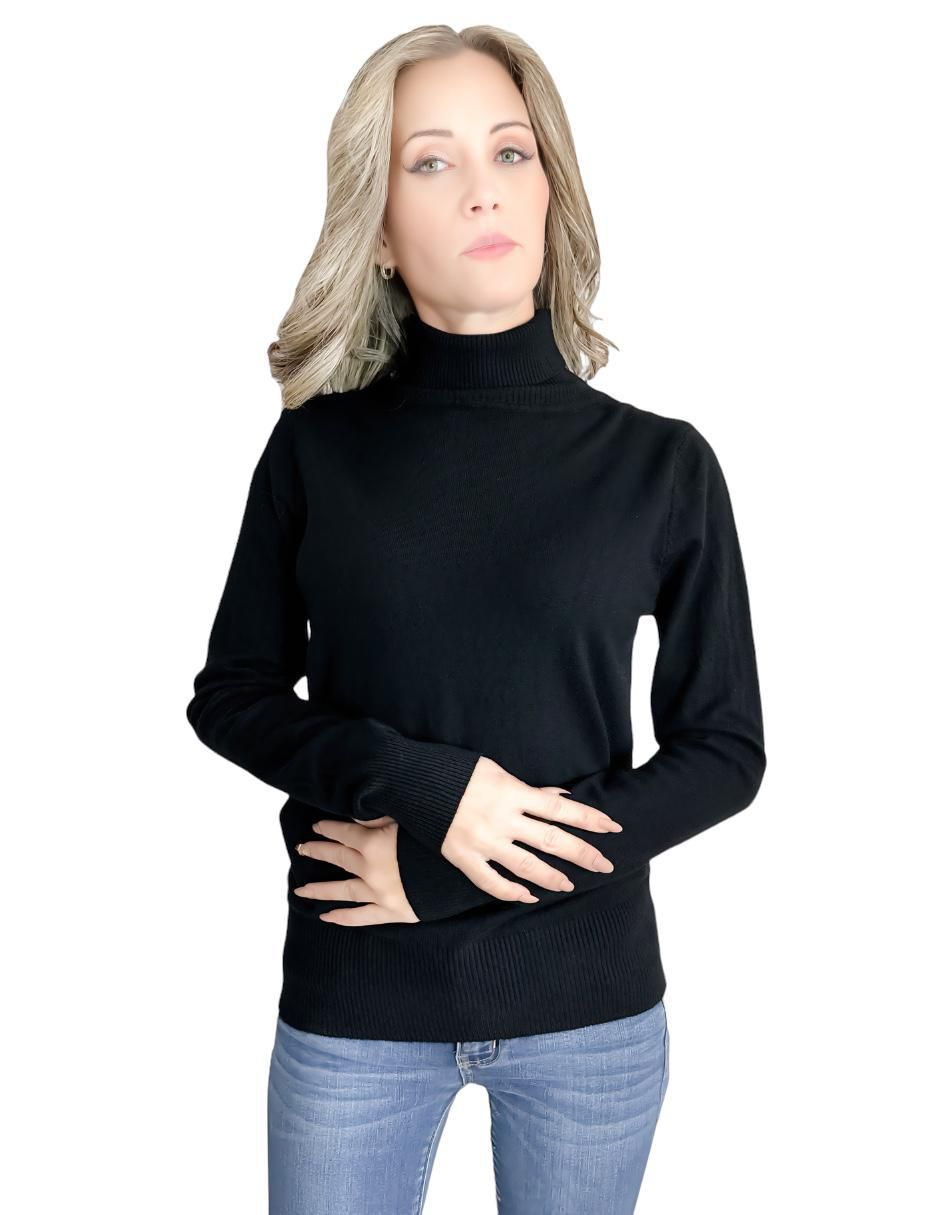 Suéter Malabis cuello tortuga para mujer