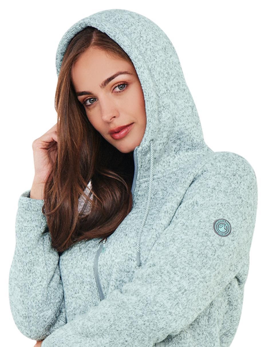 "sudadera" con capucha greenlander "para mujer"