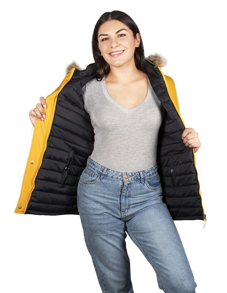 Chamarra parka impermeable para mujer 2