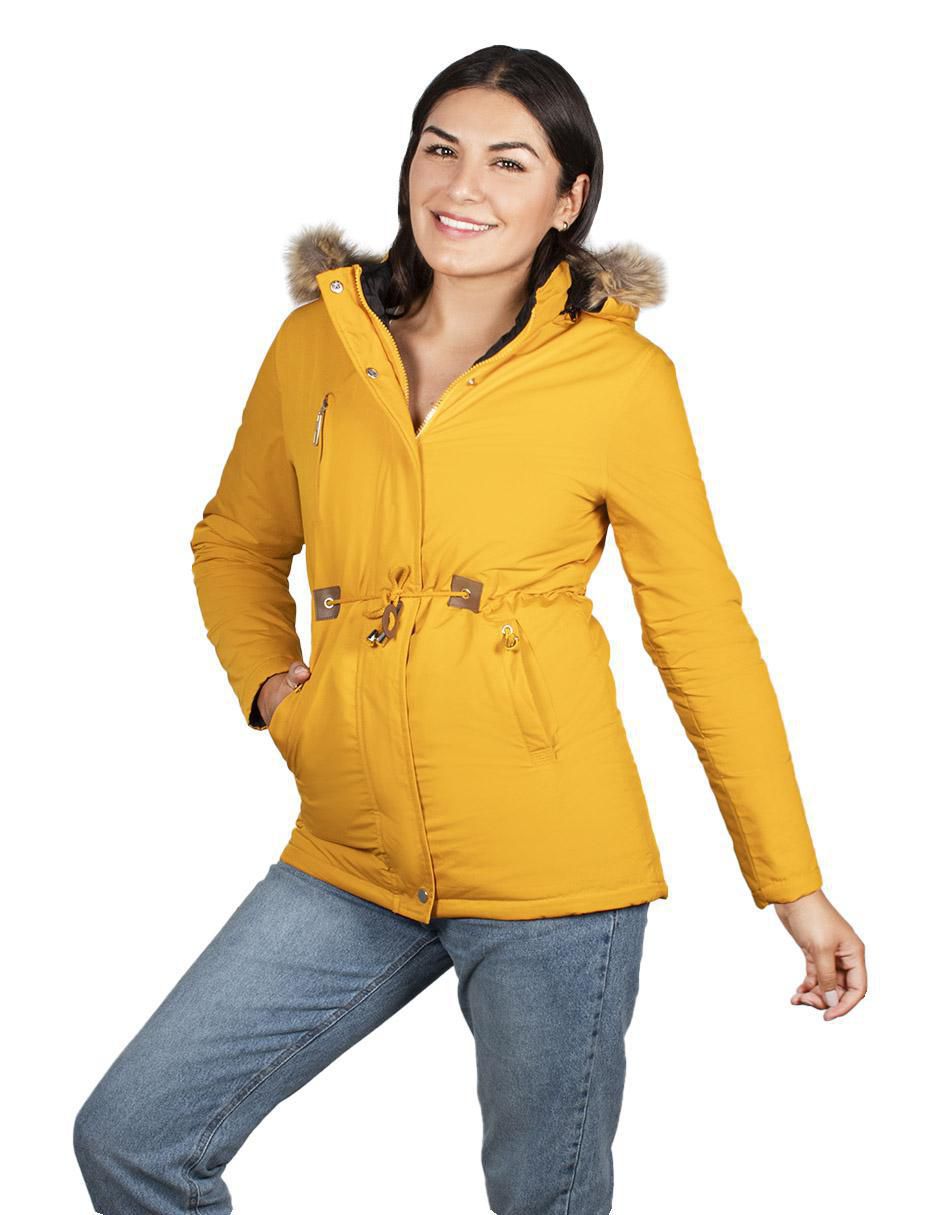 Chamarra parka impermeable para mujer 3