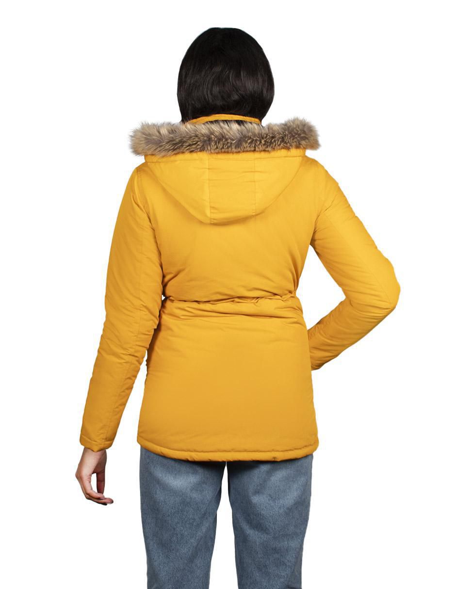Chamarra parka impermeable para mujer 4