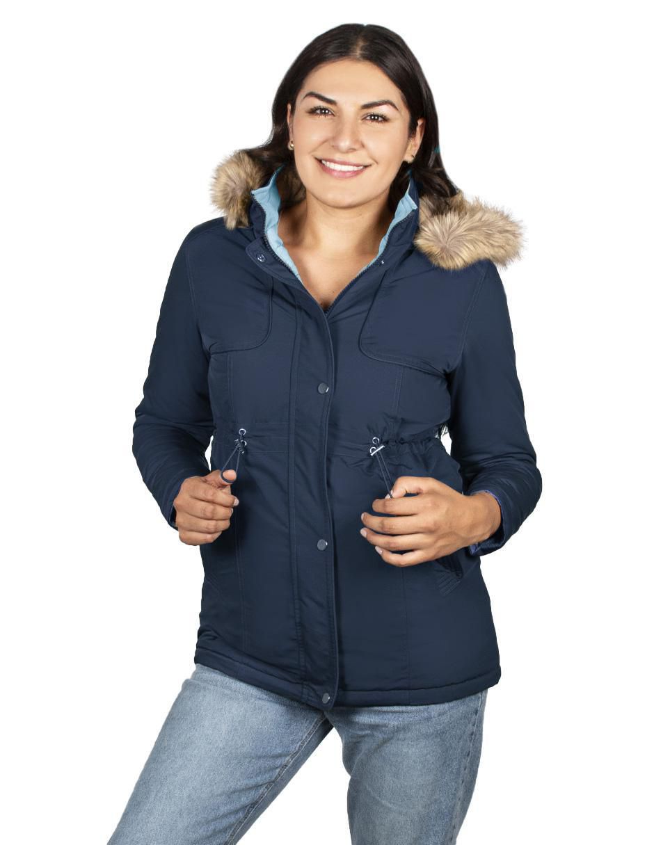 Chamarra parka impermeable para mujer 1