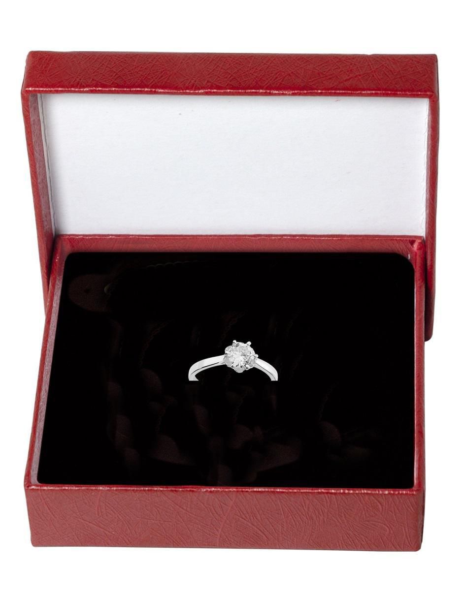 Anillo P 925 de plata zirconia pulido 3