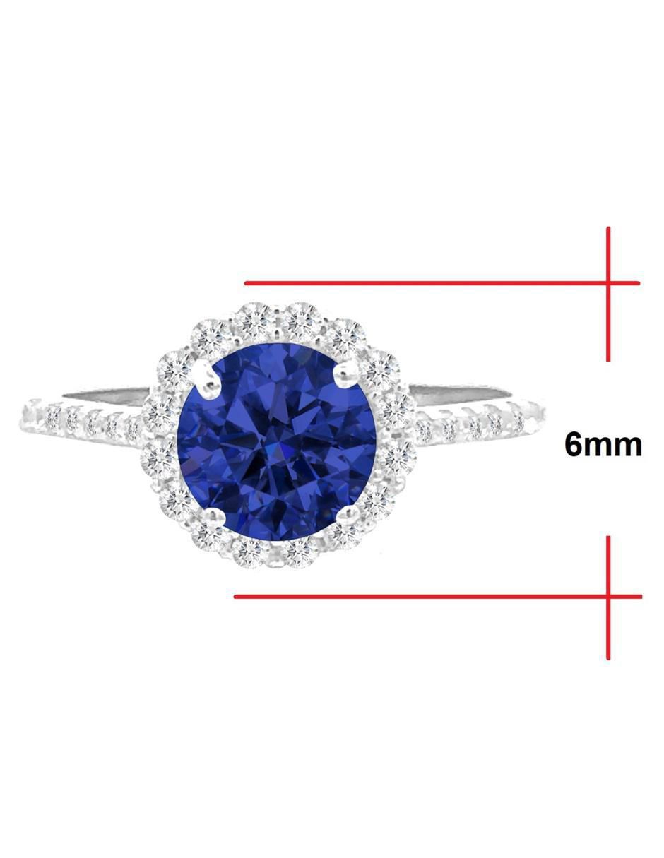 Anillo P 925 de plata zirconia pulido 6