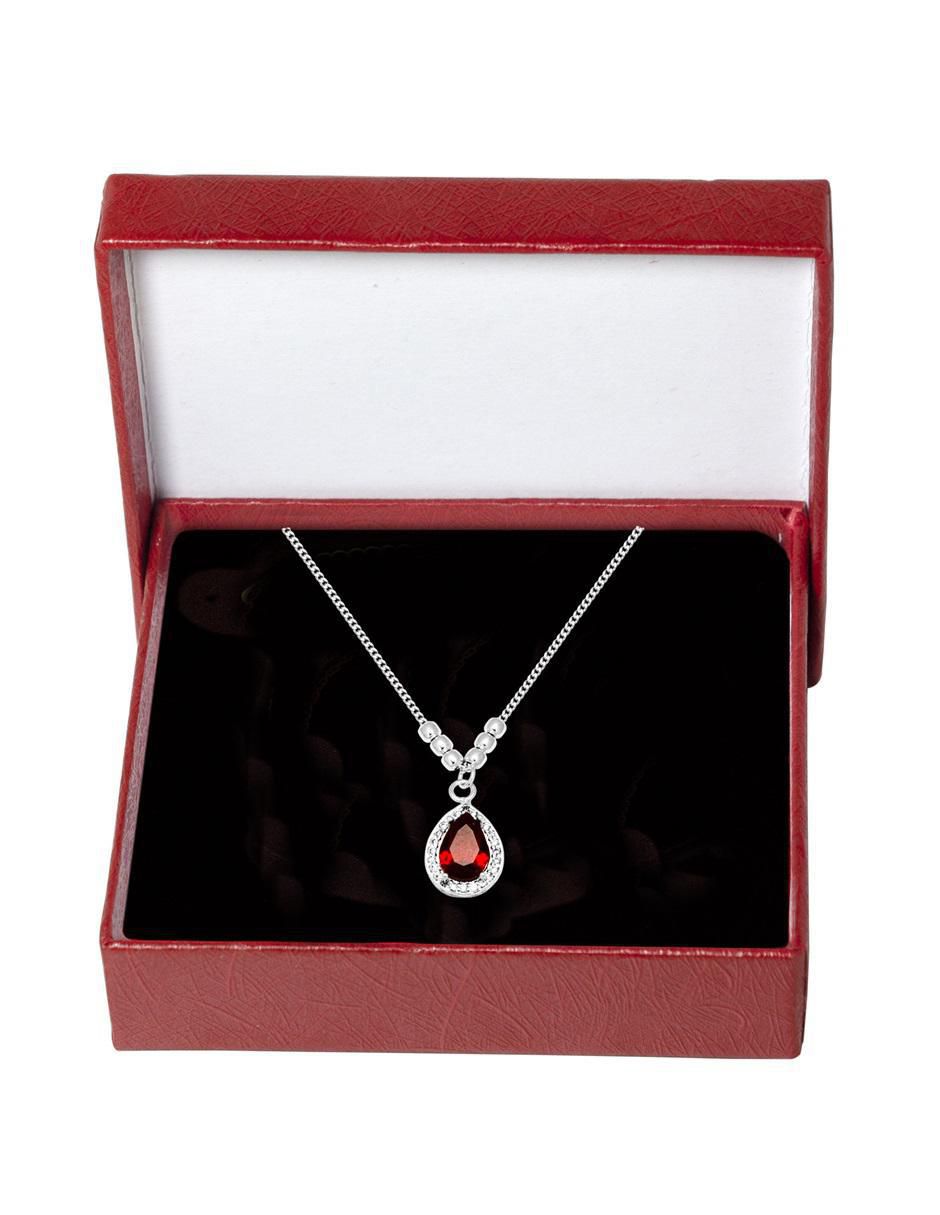 Collar de gota de plata P 925 3
