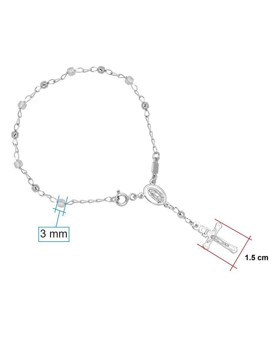 Pulsera de plata P 925 con acabado pulido 5