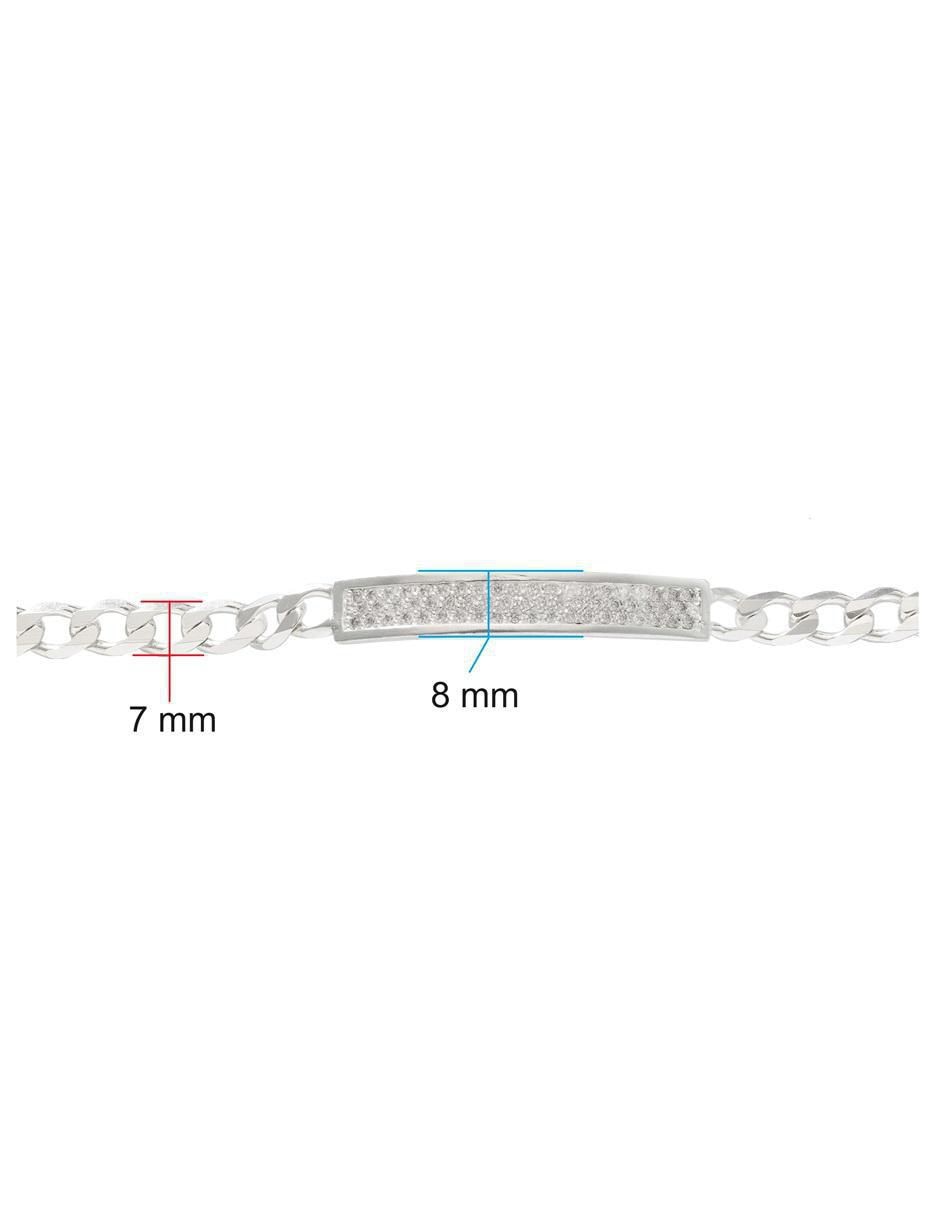 Pulsera de plata P 925 con acabado pulido 5