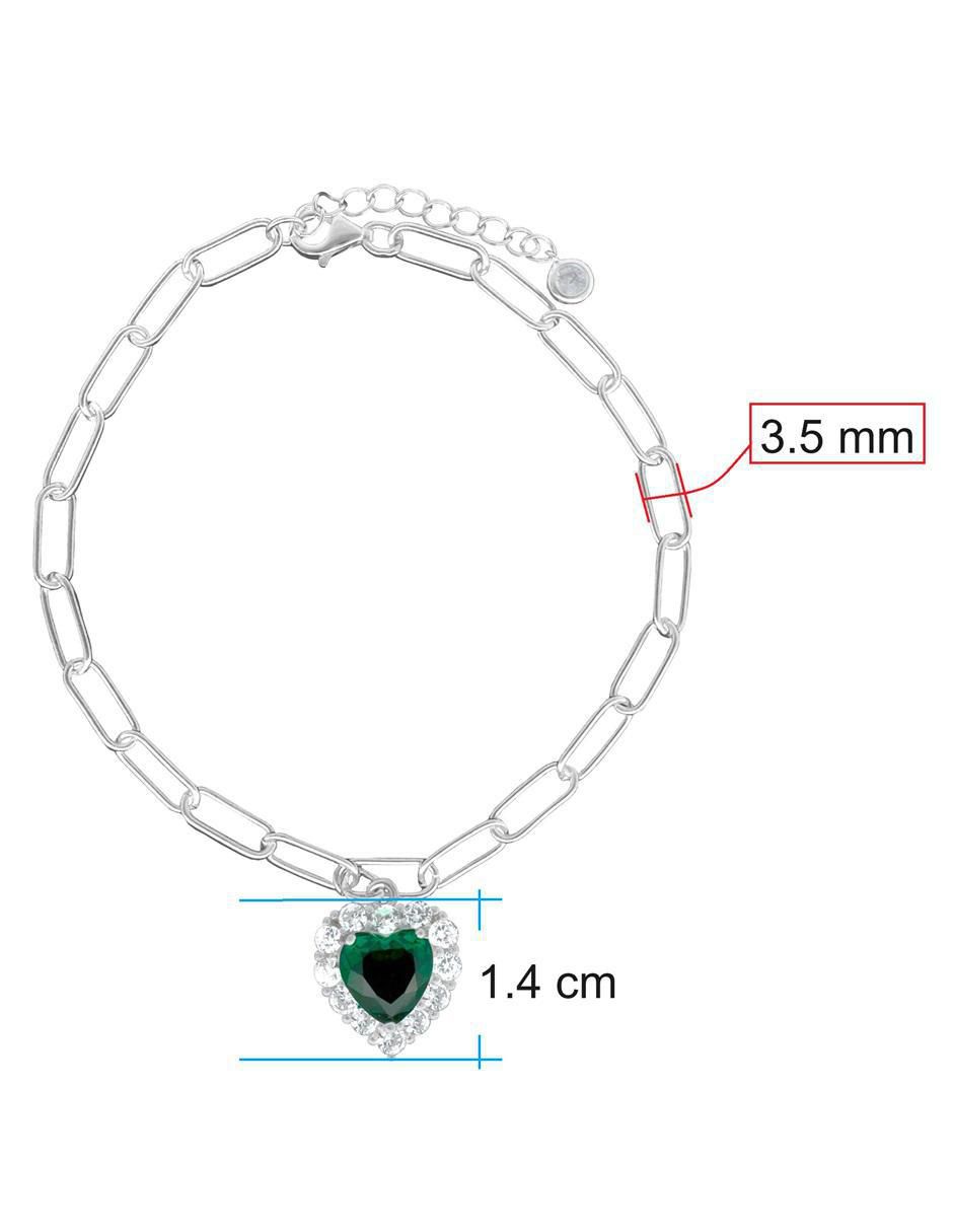 Pulsera de plata P 925 con acabado pulido 5