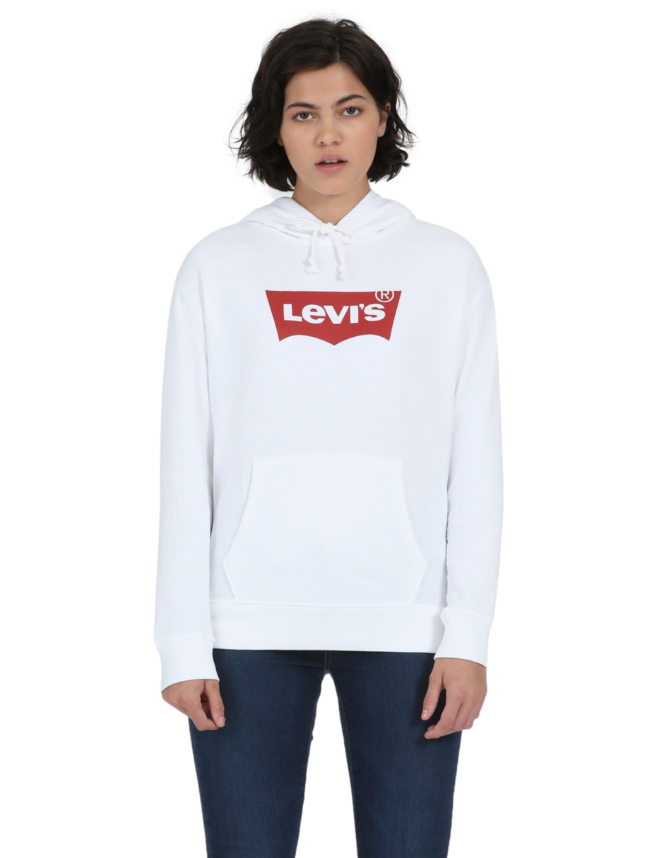 Sudadera gris levis online mujer