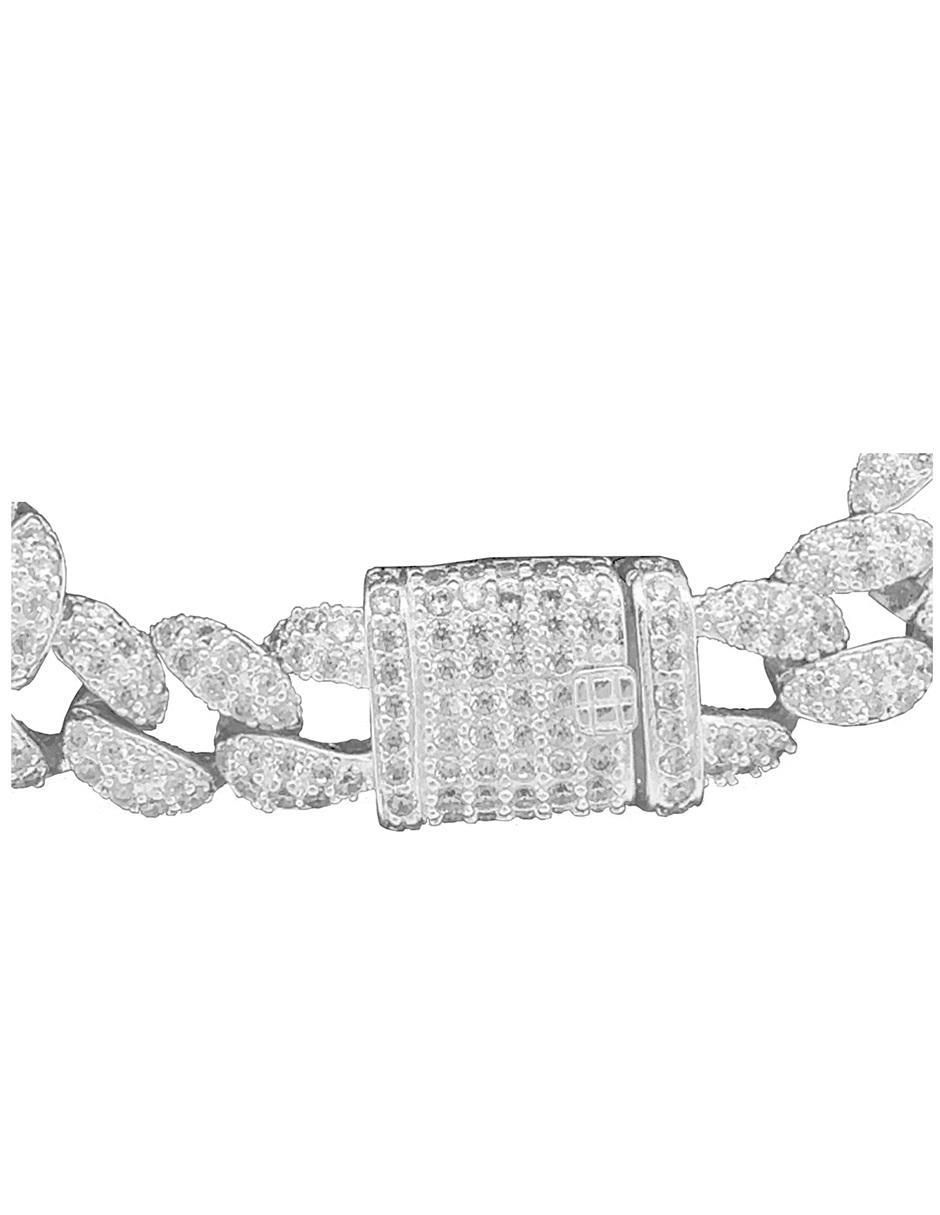 Pulsera de plata P 925 con acabado pavé 3