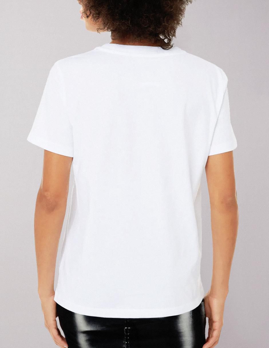 Playera manga corta The Best Is Yet To Come cuello redondo para mujer 2