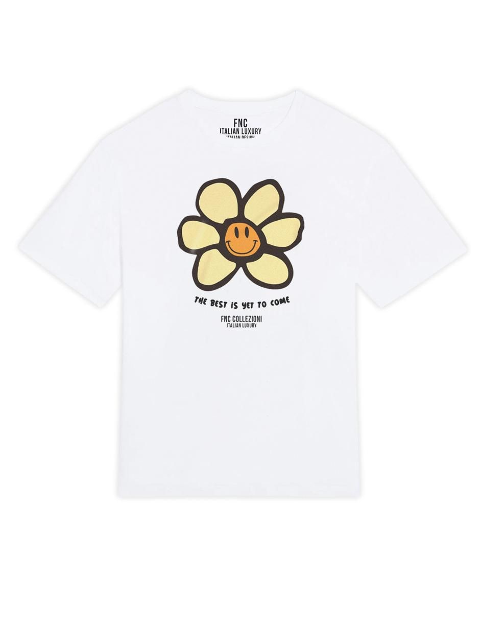 Playera manga corta The Best Is Yet To Come cuello redondo para mujer 4