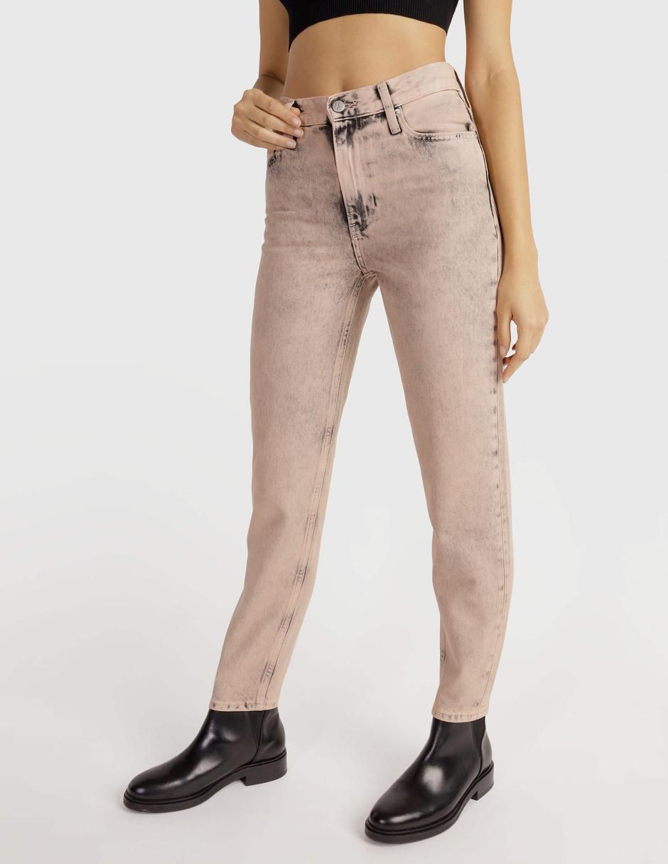 Jeans mom American Eagle corte cintura alta para mujer