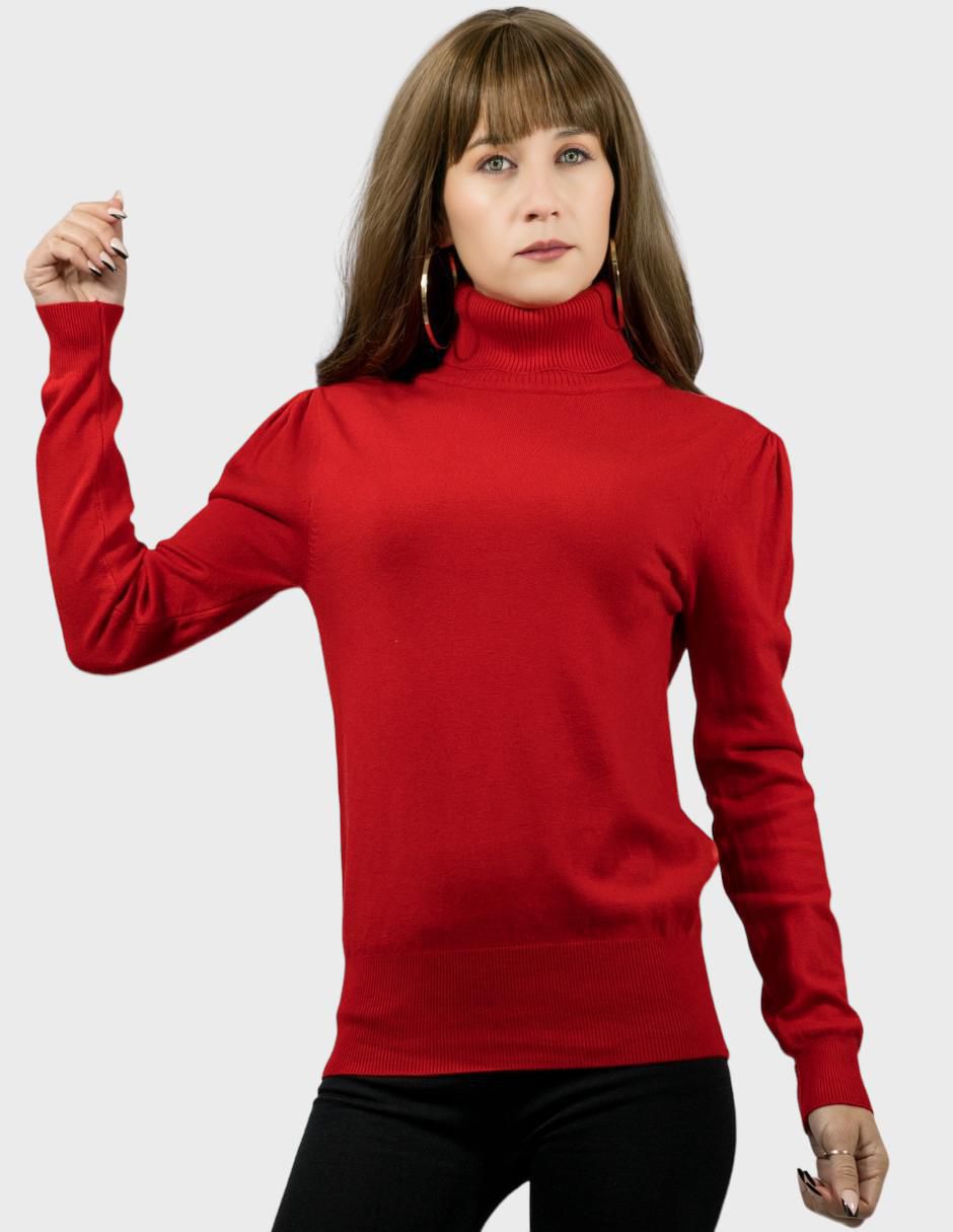 Suéter cuello tortuga para mujer 1