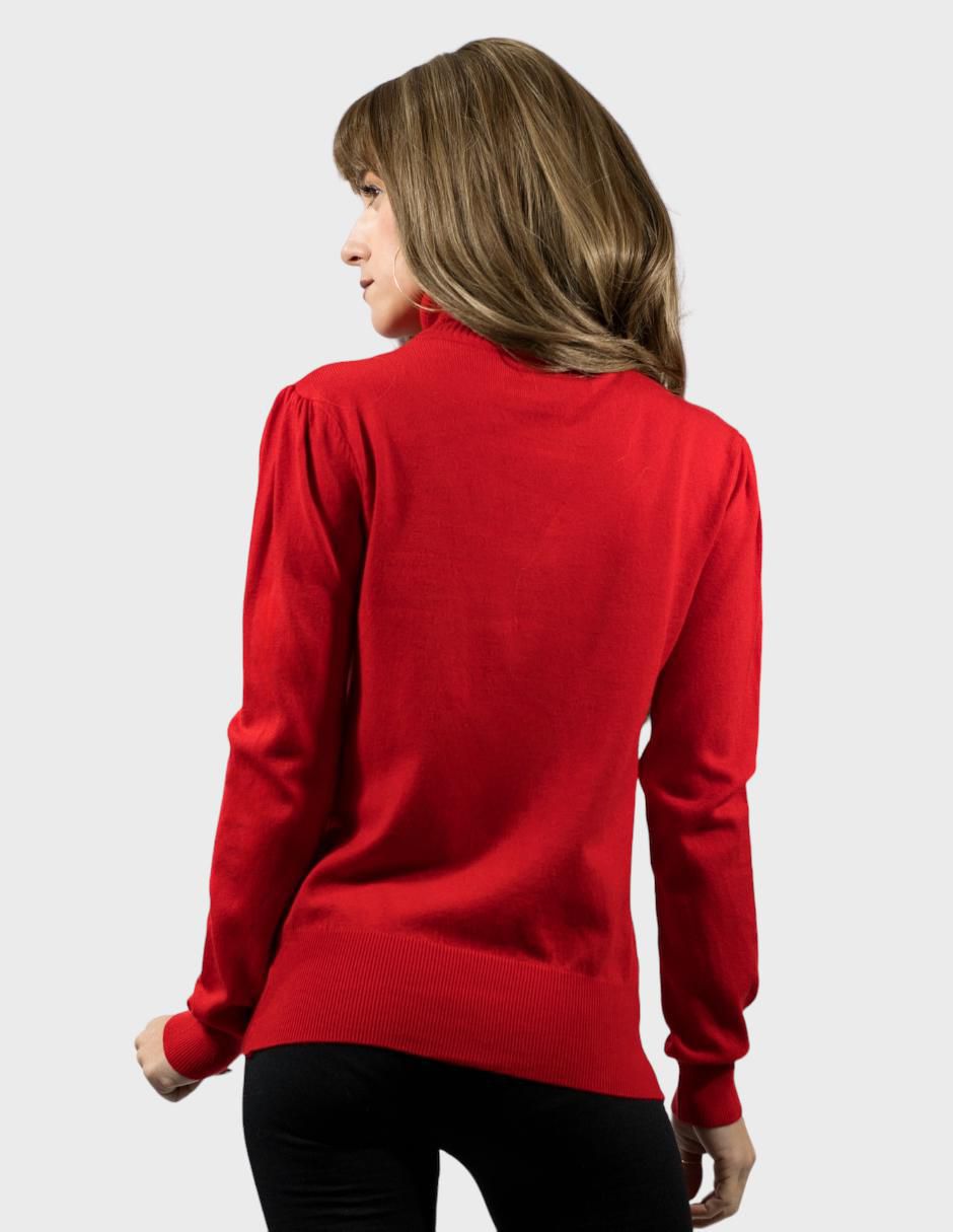 Suéter cuello tortuga para mujer