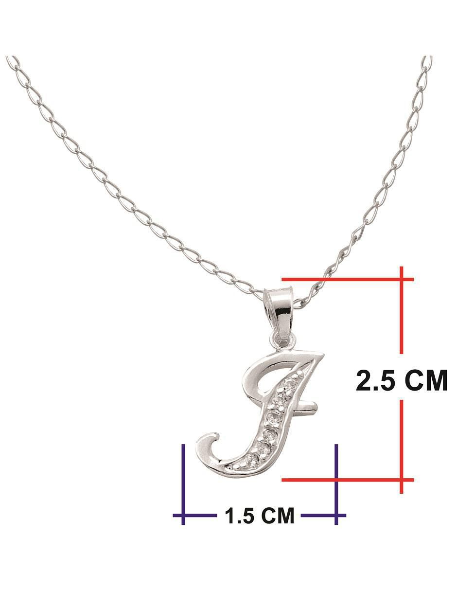 Collar de letra i de plata P 925 5